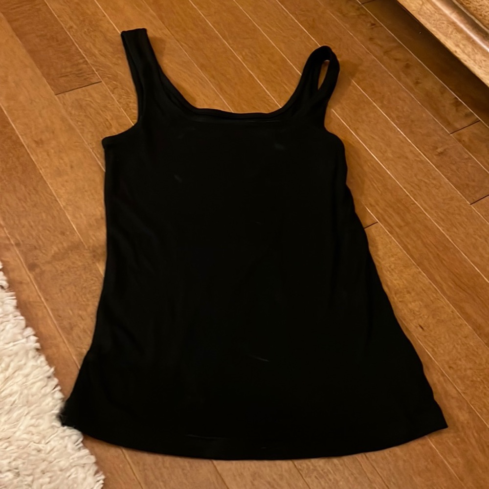 Black tank top